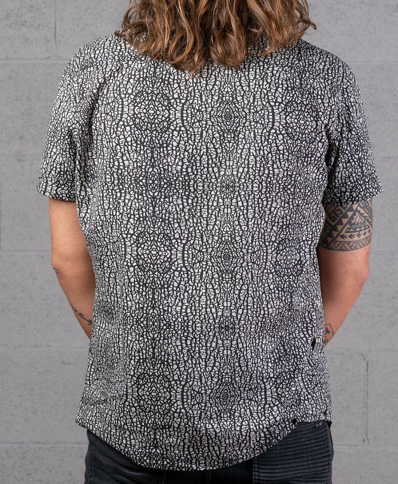 sol melon button up 