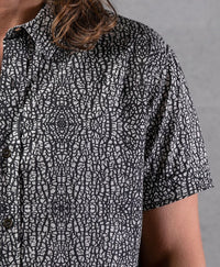sol melon button up 