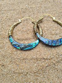 bonita paua shell earrings tantrika australia