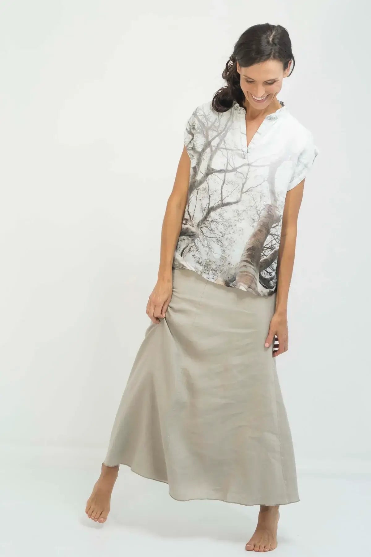 harriet jane ghost gum hemp top