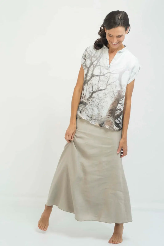 harriet jane ghost gum hemp top