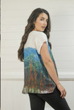 Harriet Jane Handwoven Linen Top One Size Tarkine Grasses Tantrika Australia