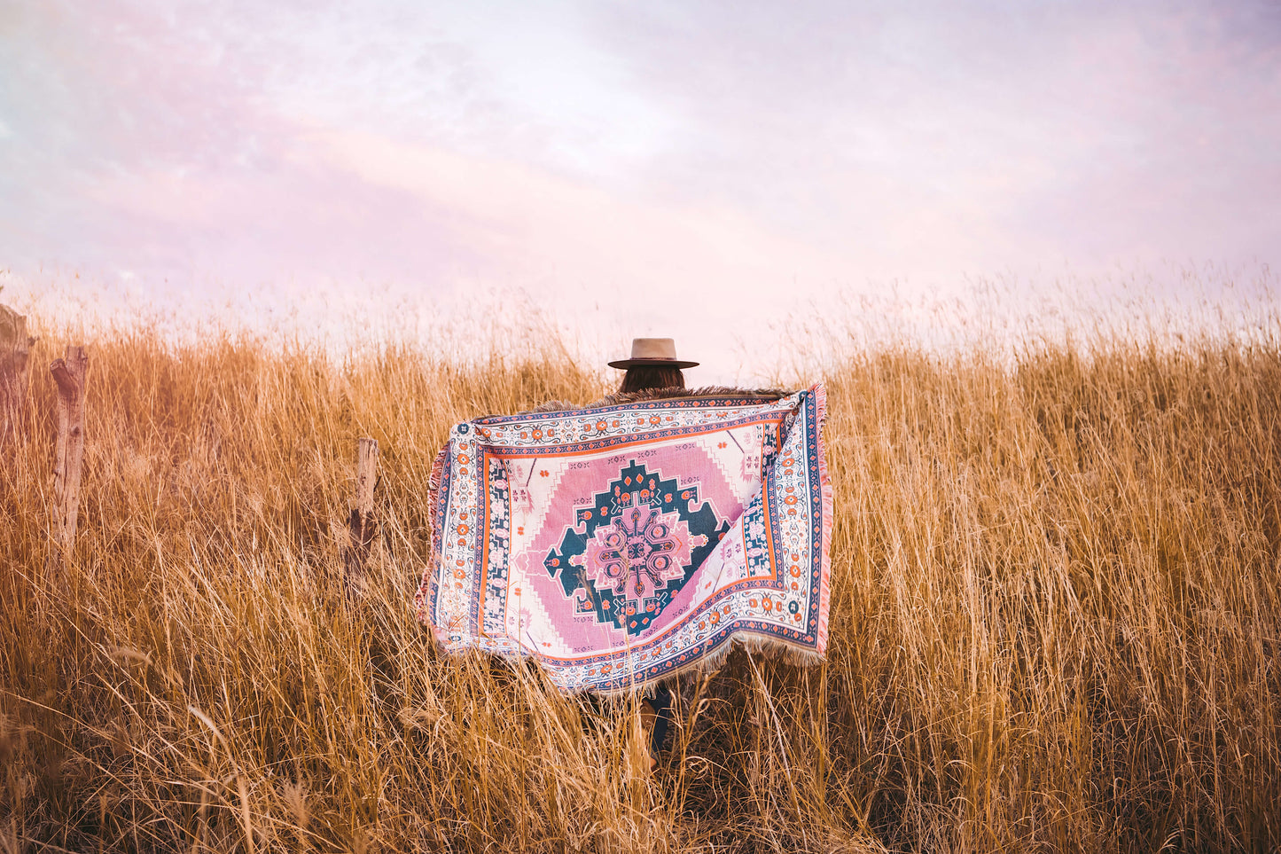 Strawberry Fields Picnic /Throw