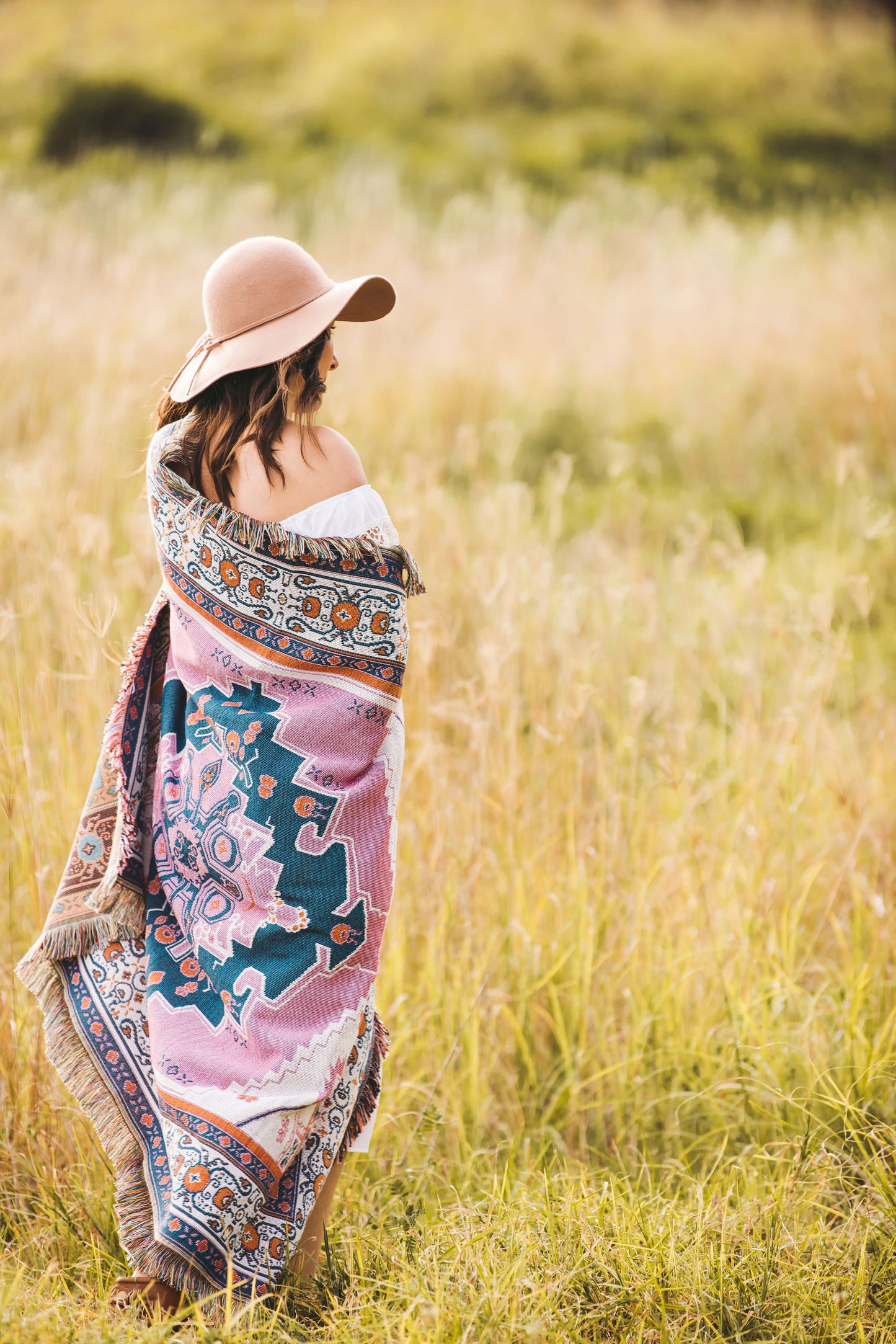 Strawberry Fields Picnic /Throw