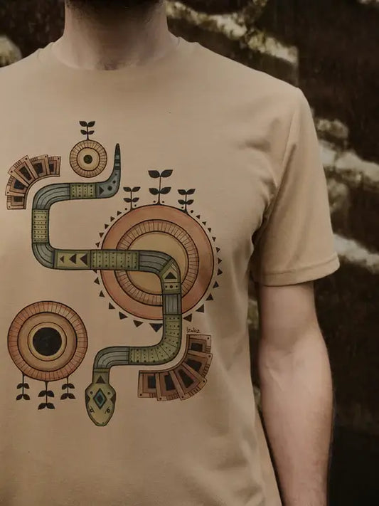 izwoz mens diamond serpent tshirt