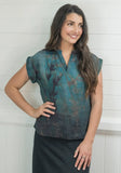 Harriet Jane Hemp Top Australian Made Tantrika Kangaroo Grass