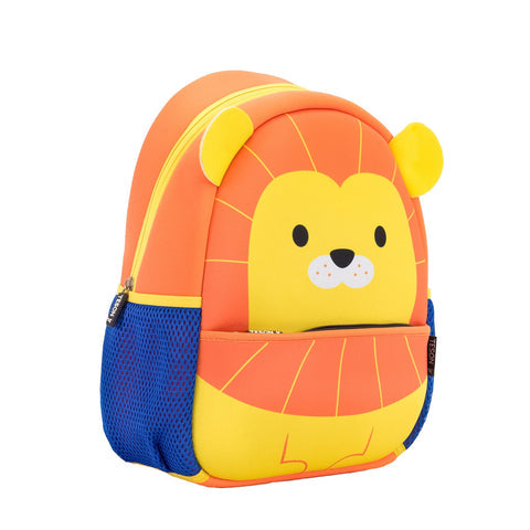 Little kids childrens backpack pack in lion design. Suitable for toddlers, daycare, prep, preschool, school and adventures. Found at Tantrika Australia.