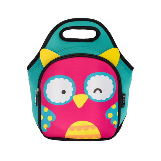 Childrens insulated owl lunch bag/box. Suitable for daycare, preschool, prep, school. Found at Tantrika Australia.