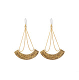 Nakila Collective Lasya Drop earrings, gold plated, found tantrika australia