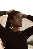 Nakila Collective Lasya Drop earrings, silver plated, found tantrika australia