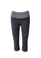 Nomads Hemp Wear three quarter leggings great for yoga and fitness activities, spectrum capri in camo print
