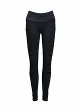 Nomads Hemp Wear Defiant Leggings, made from bamboo and organic cotton, black pair, found at Tantrika Australia