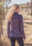 Nomads Hemp Wear Skyline Jacket on Model, Ethical Sustainable Fair trade fashion brand, Tantrika Australia.