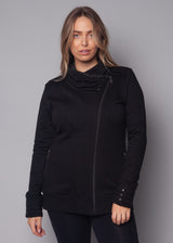Nomads Hemp Wear Skyline Jacket on Model, Ethical Sustainable Fair trade fashion brand, Tantrika Australia.