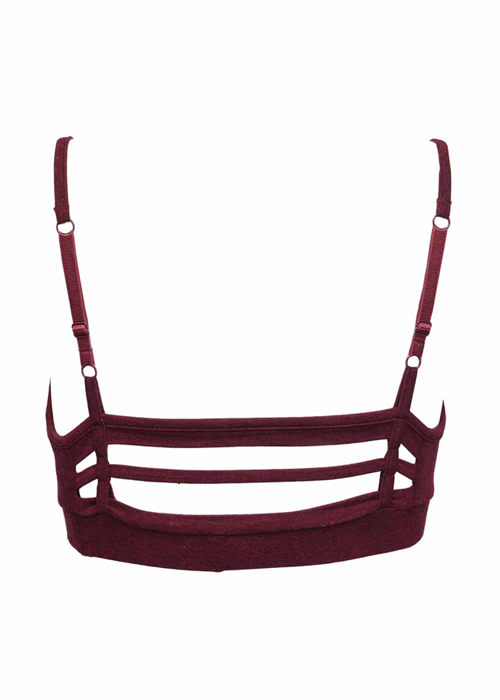 Nomads Hemp Wear Swoon Bra Underwear Womens Bamboo Sexy Sustainable Organic Intimates Red Back
