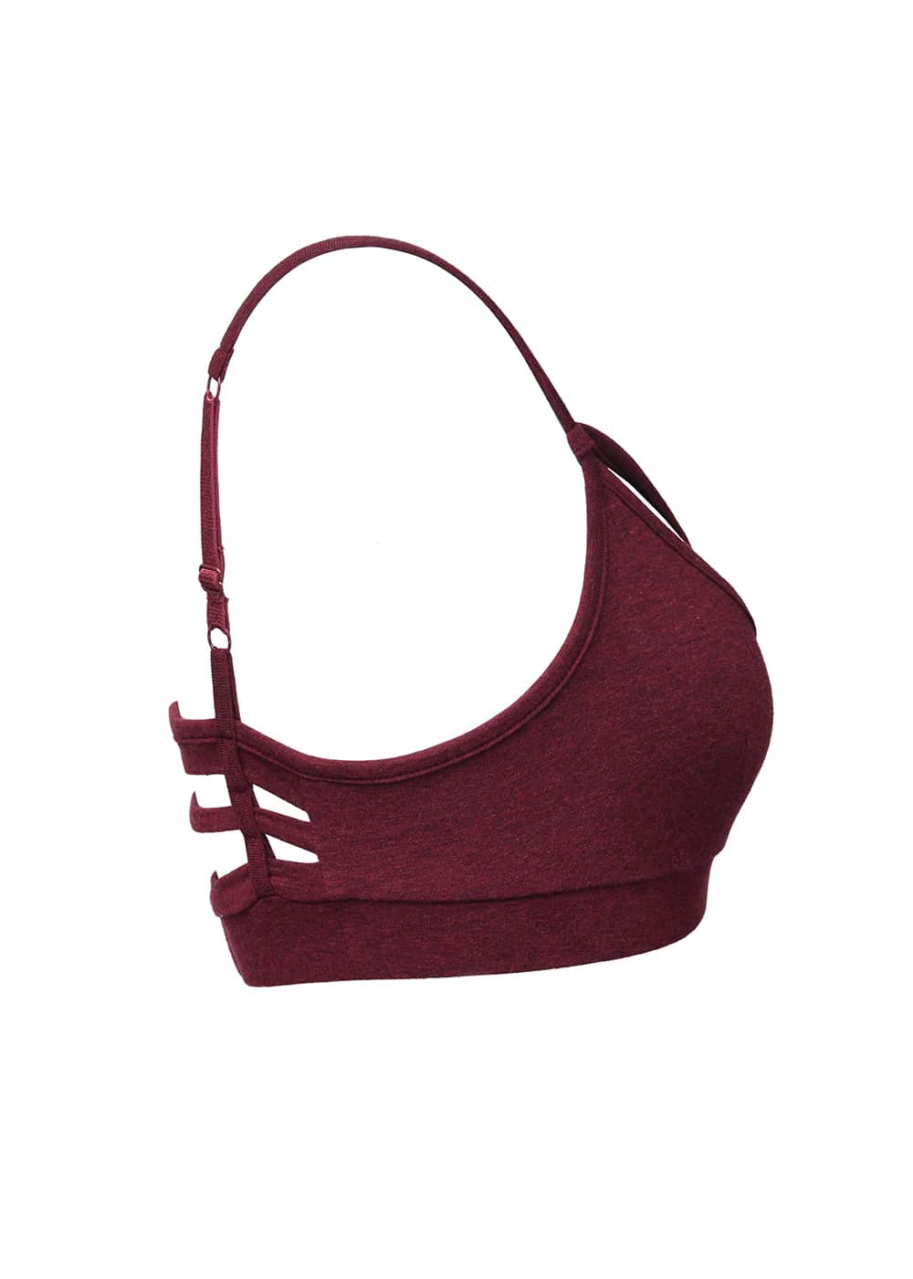 Nomads Hemp Wear Swoon Bra Underwear Womens Bamboo Sexy Sustainable Organic Intimates Red side