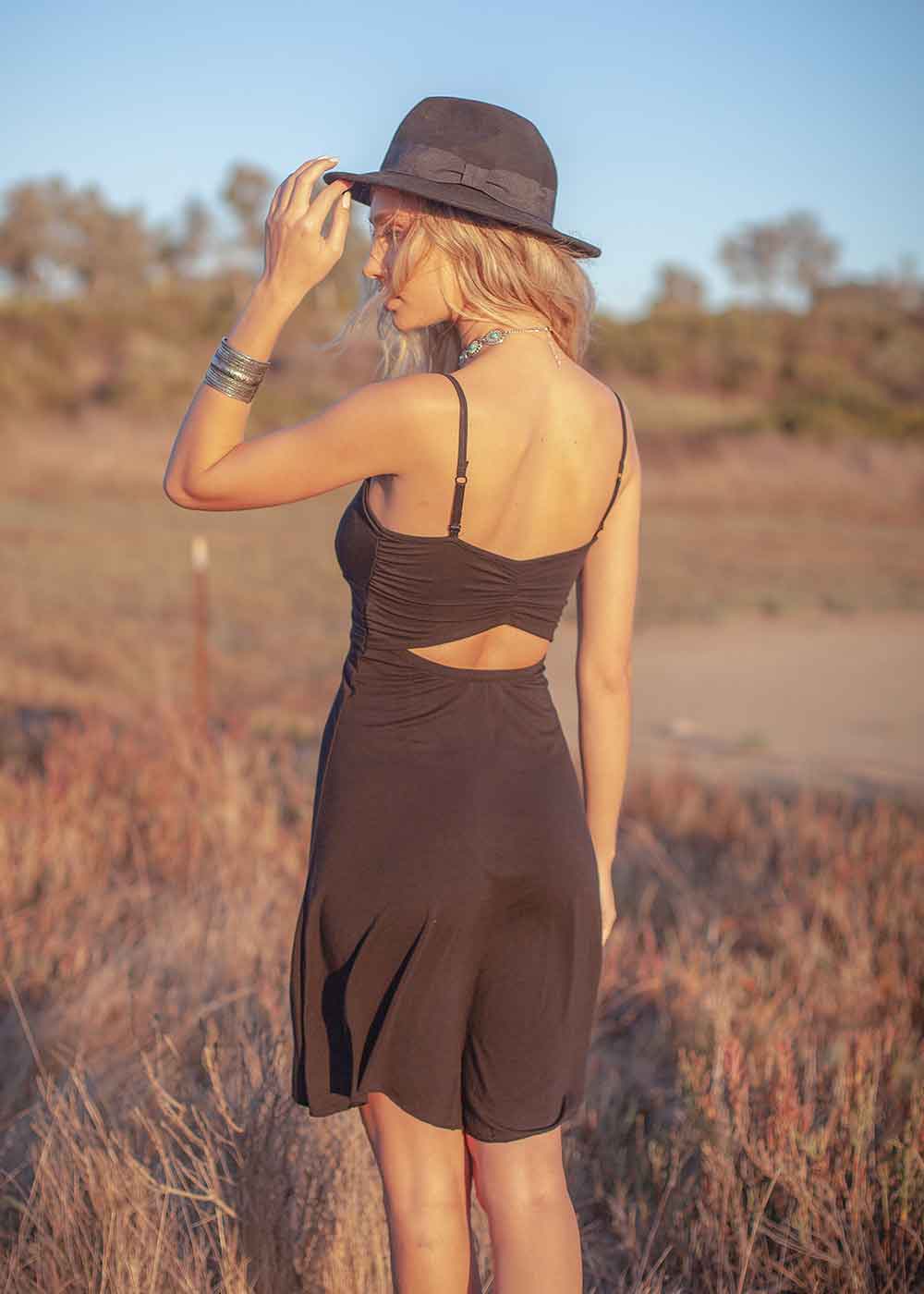 Nomads Hemp Ethical Sustainable Clothing Brand Australia Ladies Womens Fashion Nebula Dress Tantrika