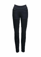 Nomads hemp wear drifter pants in black, ethical sustainable womens fashion brand made from bamboo and organic cotton, found at Tantrika Australia