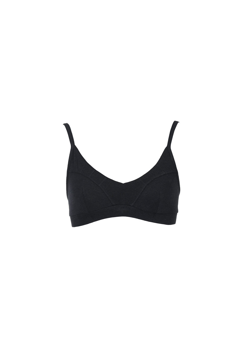 Nomads Hemp Wear Naked Bra Bamboo Tantrika Black 