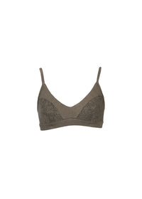 Nomads Hemp Wear Naked Bra Bamboo Tantrika Green Dhalia