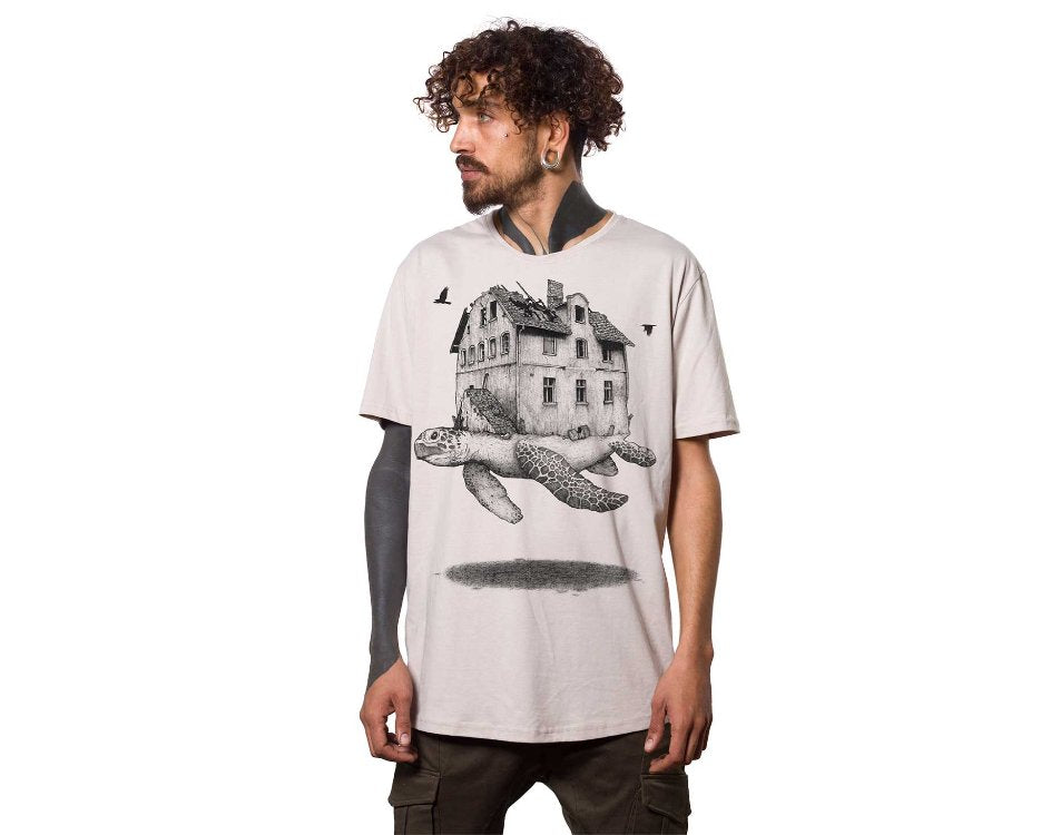 Plazmalab Home and Away Mens Tshirt, Psychedelic festival fashion, urban street wear, Tantrika Australia