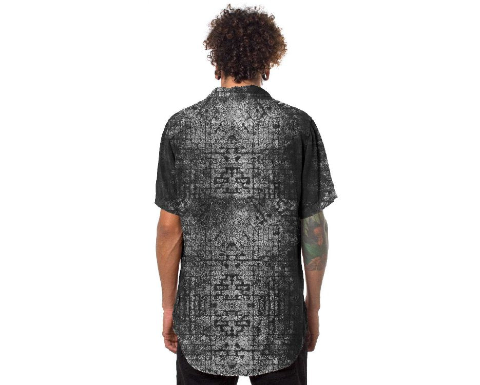 Plazmalab Mens Buttoned Shirt Psychedelic Festival Fashion Wearable Urban Art Tantrika Australia