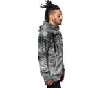 Plazmalab Dea Men's Hoodie Jumper Grey
