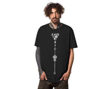 Plazmalab Trimutri Mens Tshirt, Psychedelic festival fashion, urban Street Wearable Art, Tantrika Australia