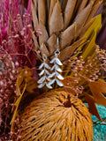 sterling silver flow earrings 
